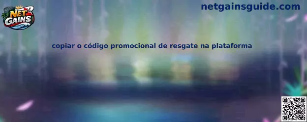 Ilustración sobre cómo copiar o código promocional de resgate na plataforma