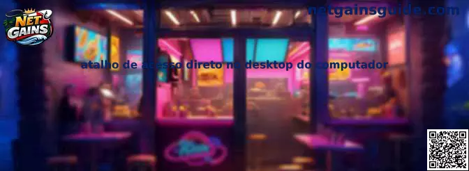 Atalho de acesso direto no desktop do computador para Net Gains
