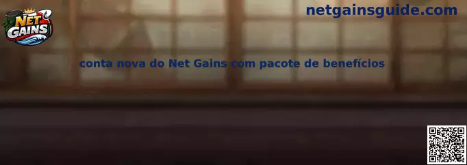 conta nova do Net Gains com pacote de benefícios