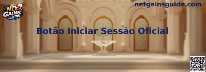 Botão Iniciar Sessão Oficial Net Gains