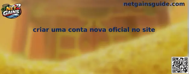 Guía visual para criar uma conta nova oficial no site